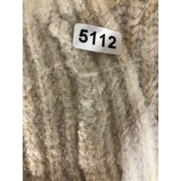 Steve Madden Abbie Sweater Dress Knit Turtleneck Long Sleeve Mini Oatmeal Small - Picture 11 of 11